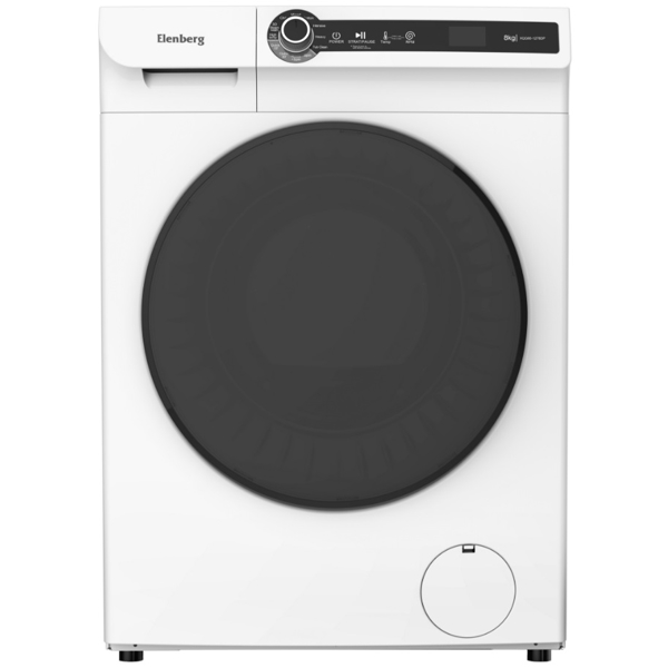 Elenberg EBG812W-FD, 8Kg, A+++, 1000Rpm, 72Db, Washing Machine, White