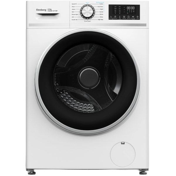 Elenberg EBG-812W, 8Kg, A+++, 1200Rpm, 72Db, Washing Machine, White