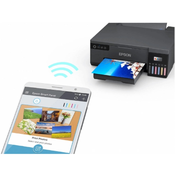 ფოტო პრინტერი Epson C11CK37403 L8050, A4, Wi-Fi, USB, Black