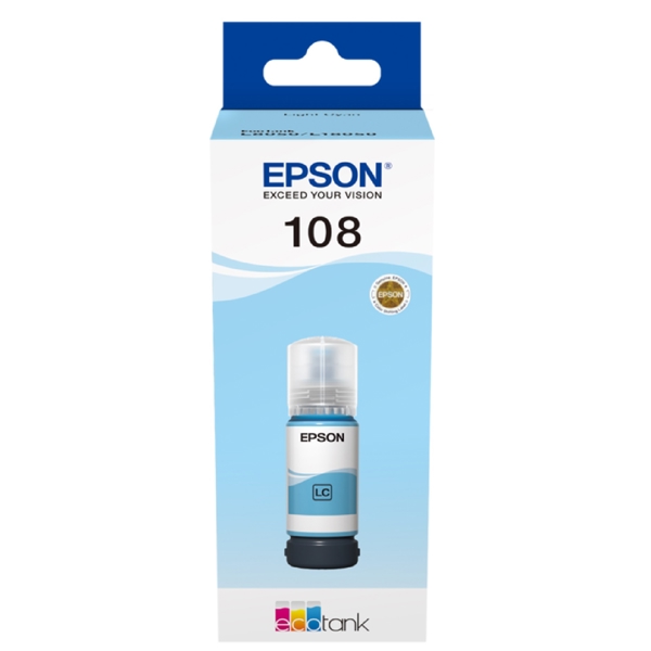 Epson 108 C13T09C54A, 7200P, Ink Cartridge, Light Cyan