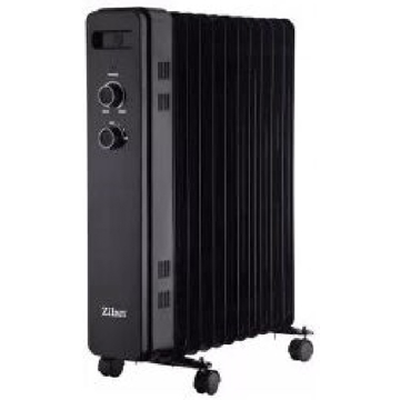 ზეთის რადიატორი Zilan ZLN8450, 2500W, Oil Radiator, Black