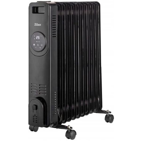 ზეთის რადიატორი Zilan ZLN8436, 2500W, Oil Radiator, Black