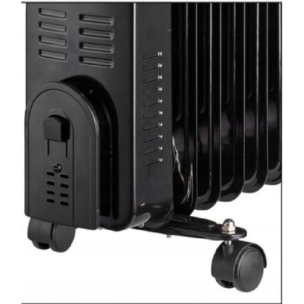 Zilan ZLN8436, 2500W, Oil Radiator, Black