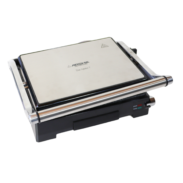 სენდვიჩის აპარატი Arshia GM786-2542, 2000W, Sandwich Maker, Black/Silver