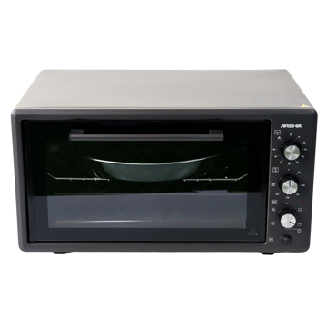 ელექტრო ღუმელი Arshia TO786-6124/M4540, 1400W, 50L, Electric Oven, Black