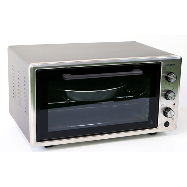 ელექტრო ღუმელი Arshia TO786-6125/M4540, 1400W, 48L, Electric Oven, Silver