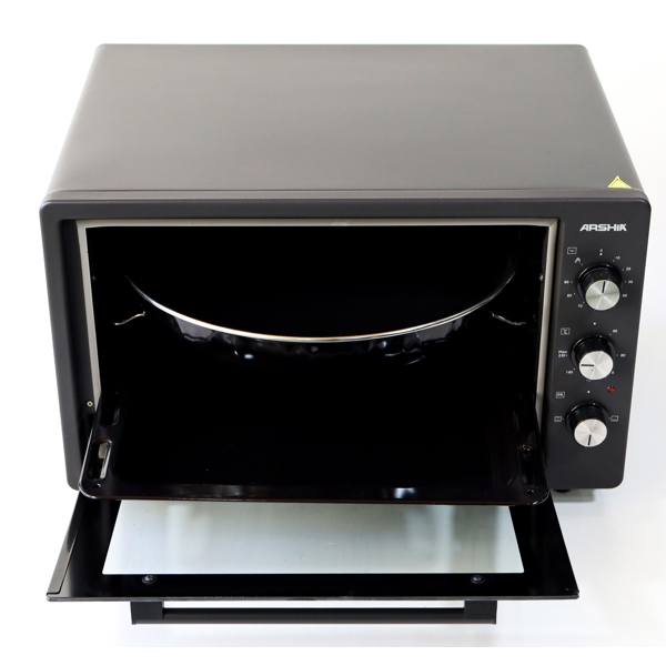 ელექტრო ღუმელი Arshia TO786-7132/M4230BL, 1400W, 48L, Electric Oven, Black