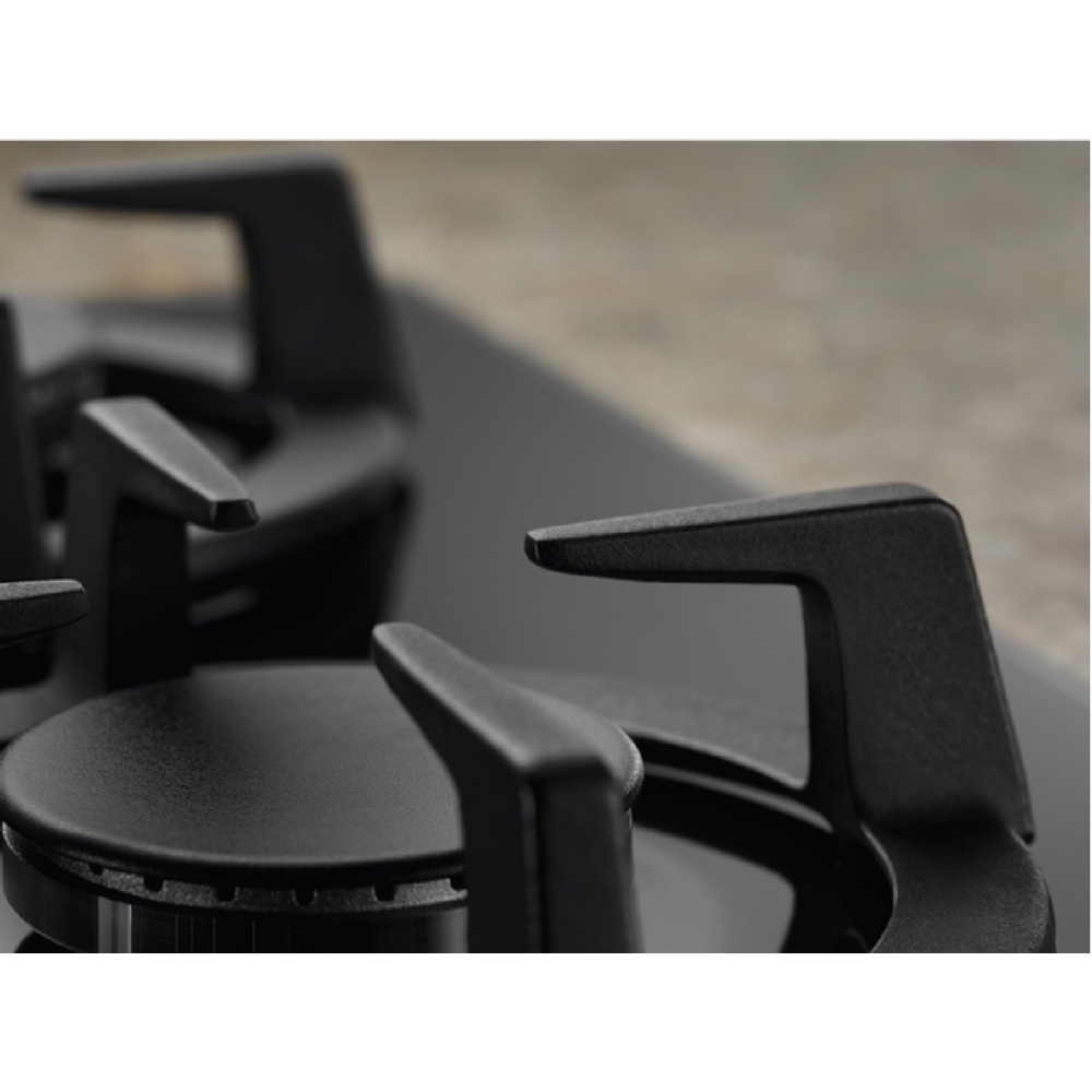 ჩასაშენებელი გაზის ქურის ზედაპირი Electrolux KGG6437K, Built-in Gas Cooktop, Black