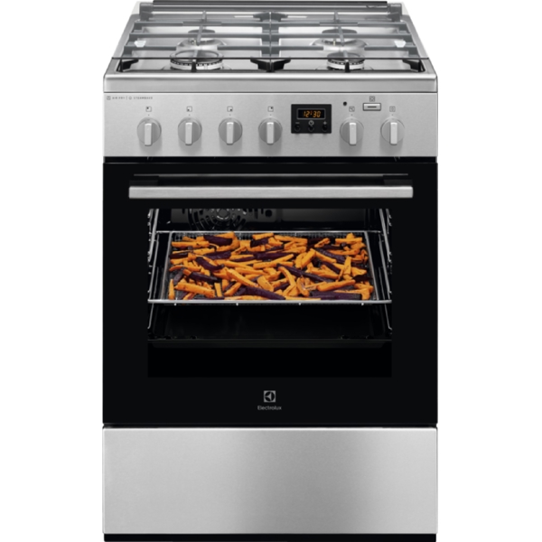 Electrolux LKK660200X, 4 Gas, Oven, Silver