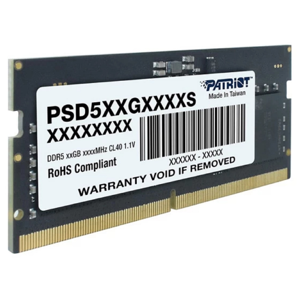 ოპერატიული მეხსიერება Patriot PSD516G560081S Signature, RAM 16GB, DDR5 SODIMM, 5600MHz