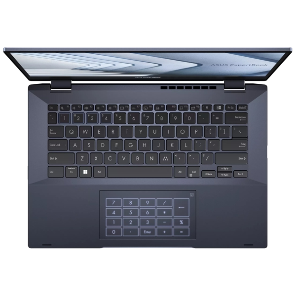 ნოუთბუქი Asus 90NX06N1-M003T0 ExpertBook B5 Flip B5402FV, 14", i7-1360P, 16GB, 512GB SSD, Integrated, W11P, Star Black