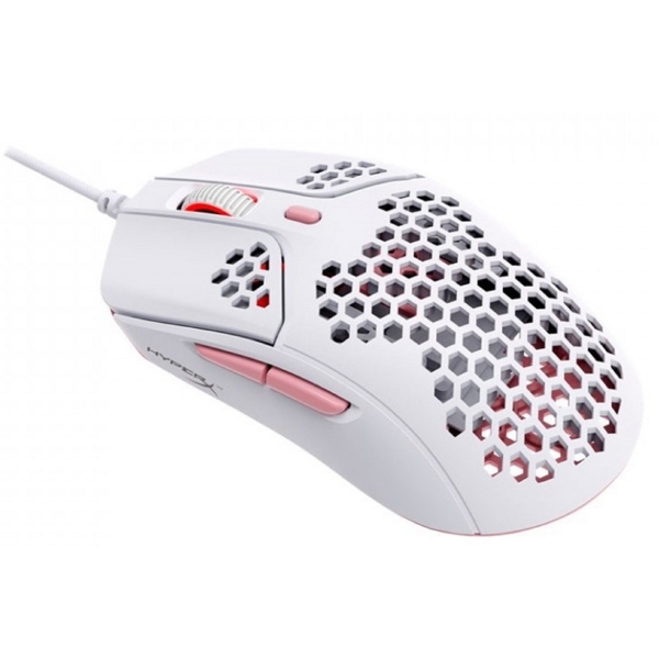 მაუსი HyperX 4P5E4AA Pulsefire Haste, Wired, USB, Gaming Mouse, Pink/White