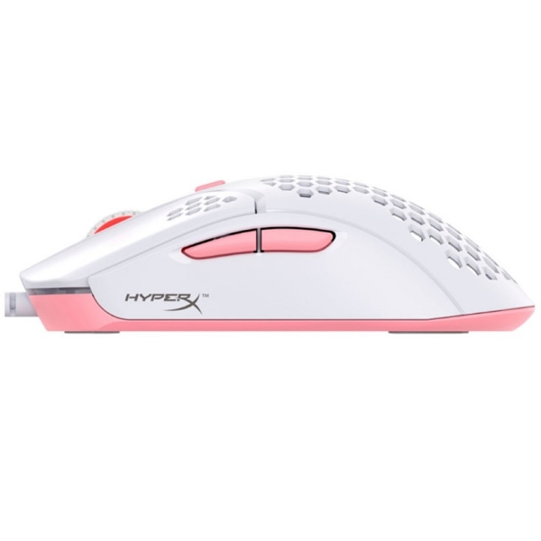 მაუსი HyperX 4P5E4AA Pulsefire Haste, Wired, USB, Gaming Mouse, Pink/White