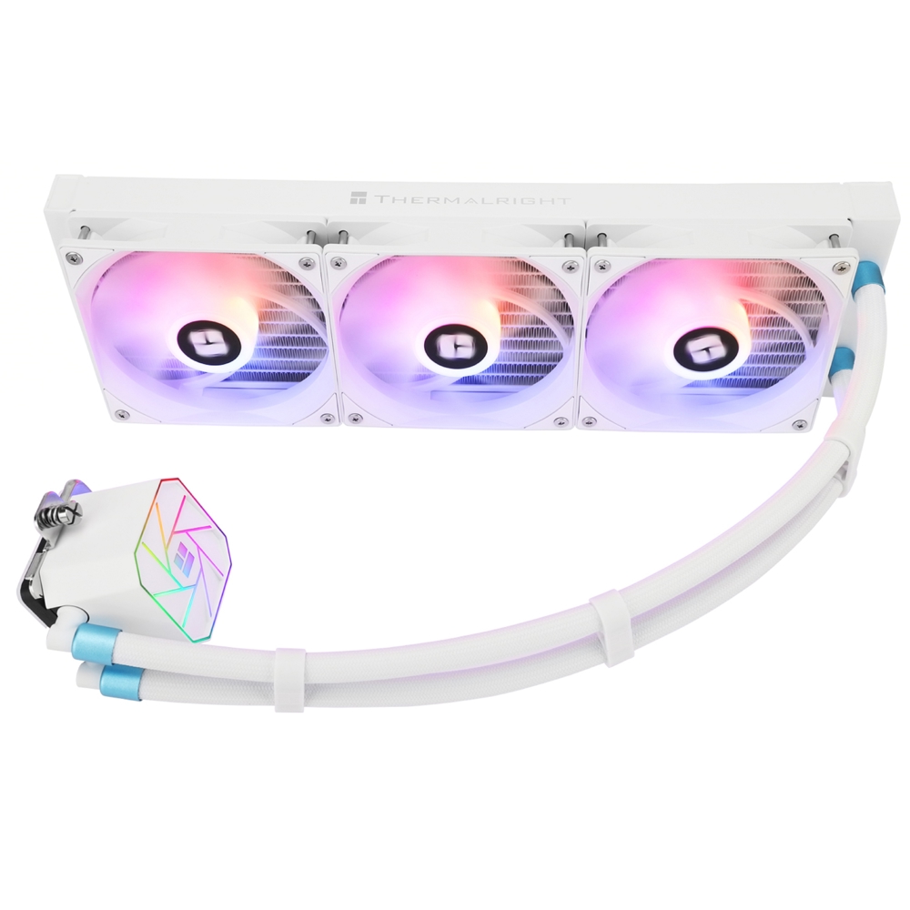 ქულერი ThermalRight TR-AE-360-W-V3-ARGB, 120mm, 1500RPM, Cooler, White