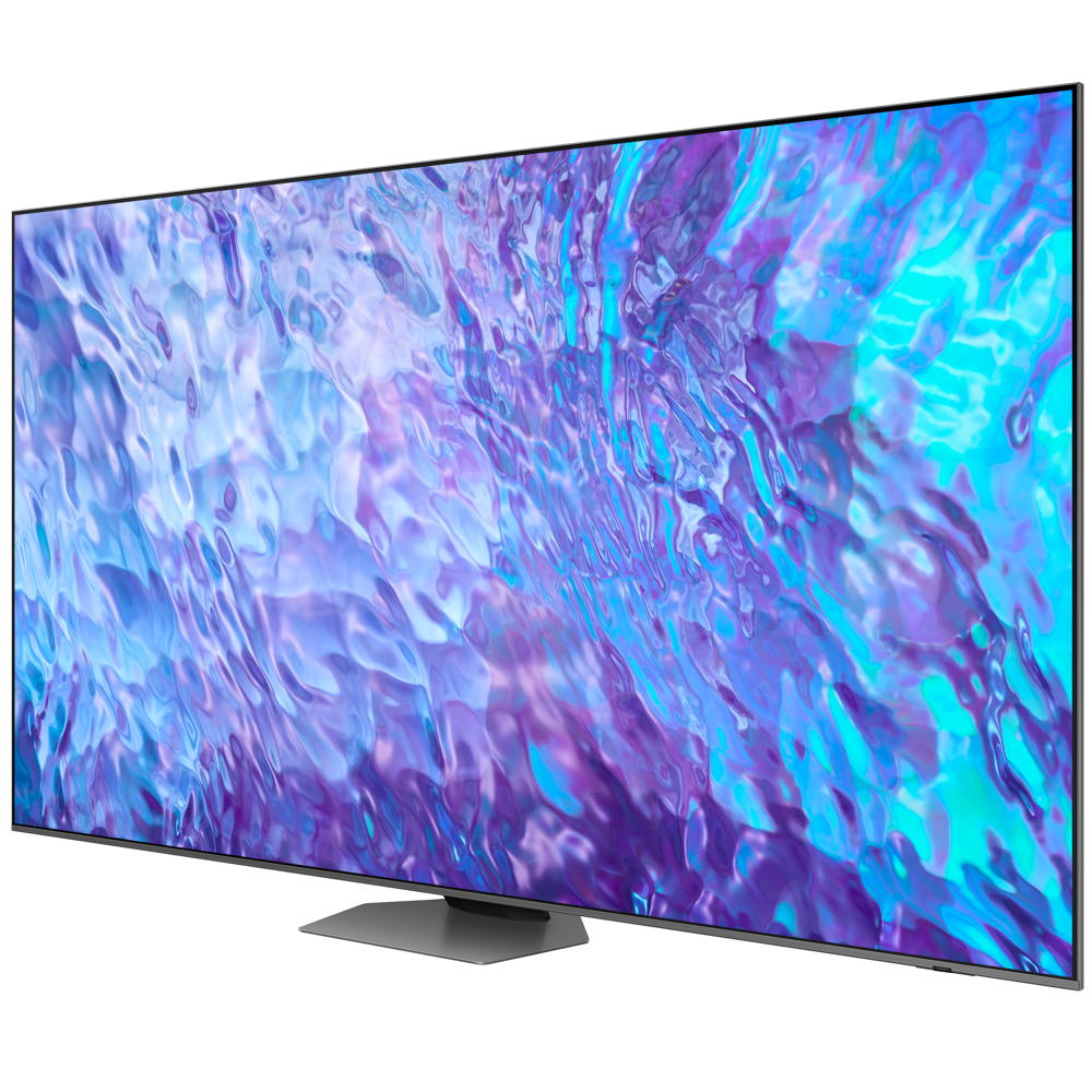 ტელევიზორი Samsung QE98Q80CAUXRU, 98", 4K UHD, Smart TV, USB, HDMI, LAN, BT, WIFI, Silver