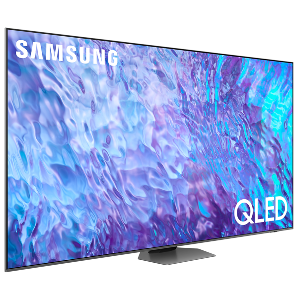 Samsung QE98Q80CAUXRU, 98", 4K UHD, Smart TV, USB, HDMI, LAN, BT, WIFI, Silver