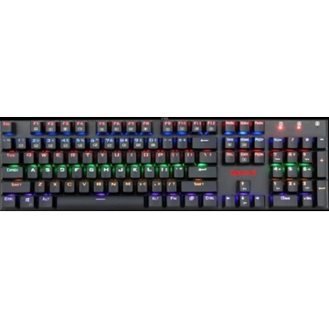 კლავიატურა Redragon K565R-1 Rudra, Wired, RGB, USB, Gaming Keyboard, Black