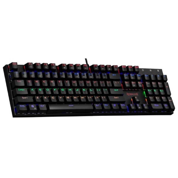 კლავიატურა Redragon K565R-1 Rudra, Wired, RGB, USB, Gaming Keyboard, Black