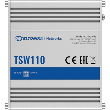 სვიჩი Teltonika TSW110000000, 5-Port Gigabit, PoE + Switch, White