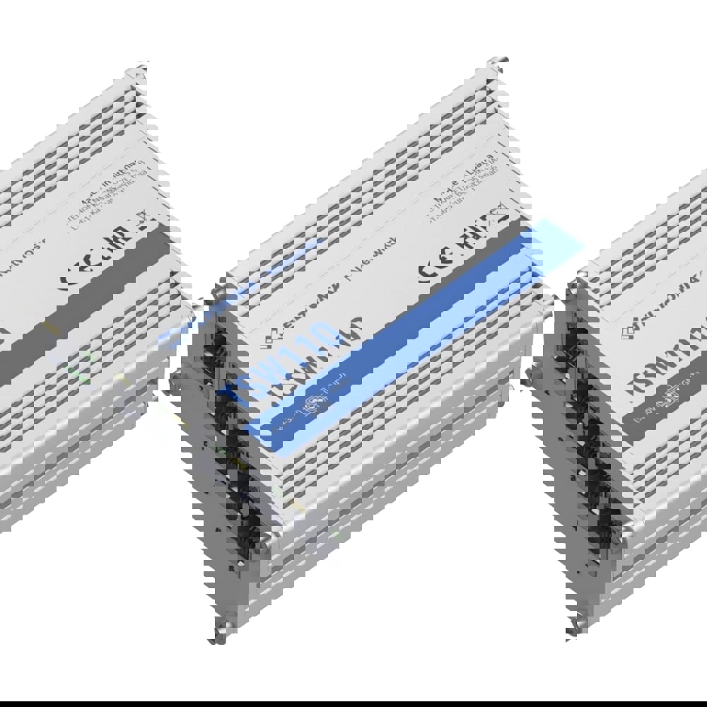 Teltonika TSW110000000, 5-Port Gigabit, PoE + Switch, White