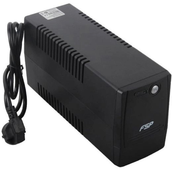 უწყვეტი კვების წყარო FSP PPF3601405, 650VA, USB, RJ-45, UPS, Black