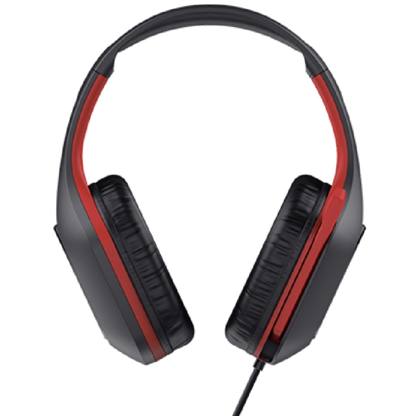 ყურსასმენი Trust 24995 GXT415S ZIROX, Gaming Headset, Wired, 3.5mm, Black/Red