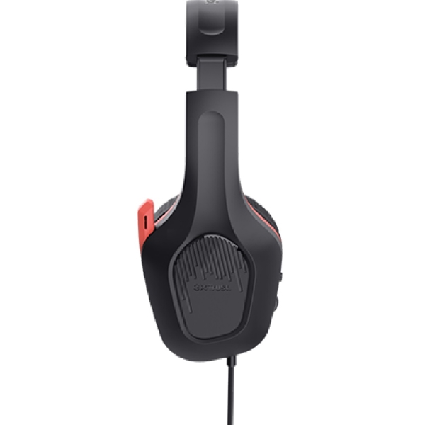 ყურსასმენი Trust 24995 GXT415S ZIROX, Gaming Headset, Wired, 3.5mm, Black/Red