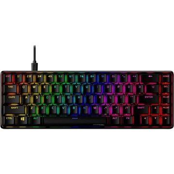 კლავიატურა HyperX 4P5D6AA, HX Red Linear, Wired, USB, Gaming Keyboard, Black