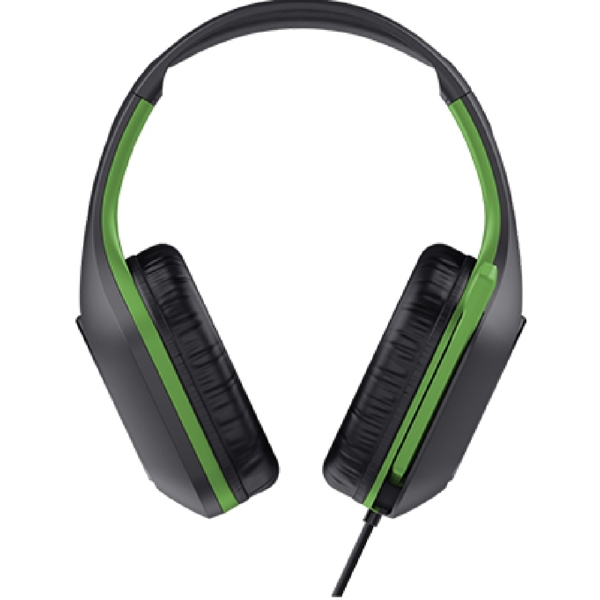 ყურსასმენი Trust 24994 GXT415X ZIROX, Wired, 3.5mm, Black/Green