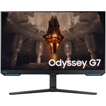 მონიტორი Samsung LS32BG700EIXCI Odyssey G7, 32", Monitor, UHD, IPS, HDMI, USB, DP, LAN, Black