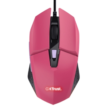 Trust 25068 GXT109P FELOX, Wired, USB, Gaming Mouse, Pink