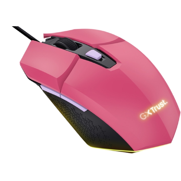 Trust 25068 GXT109P FELOX, Wired, USB, Gaming Mouse, Pink