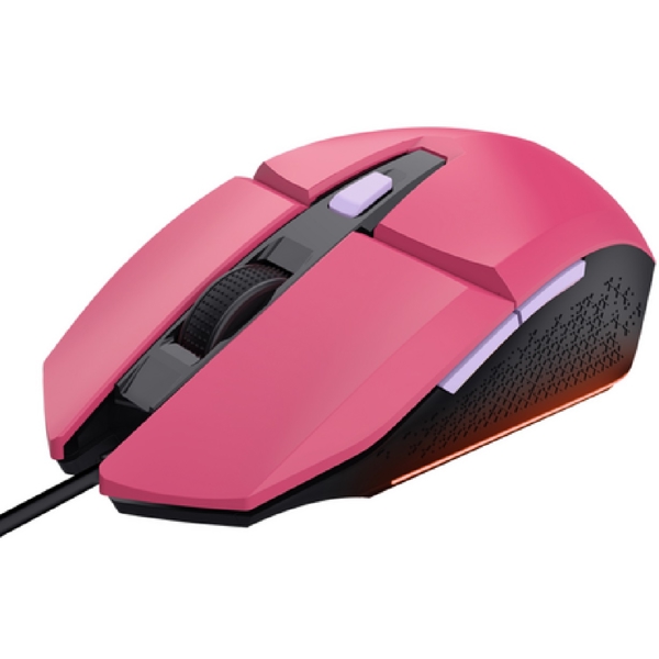 Trust 25068 GXT109P FELOX, Wired, USB, Gaming Mouse, Pink