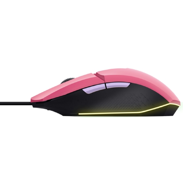 Trust 25068 GXT109P FELOX, Wired, USB, Gaming Mouse, Pink