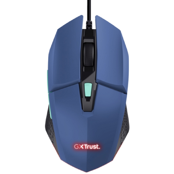 მაუსი Trust 25067 GXT109B FELOX, Wired, USB, Gaming Mouse, Blue