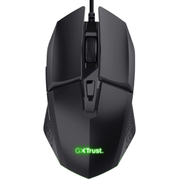 მაუსი Trust 25036 GXT109 FELOX, Wired, USB, Gaming Mouse, Black