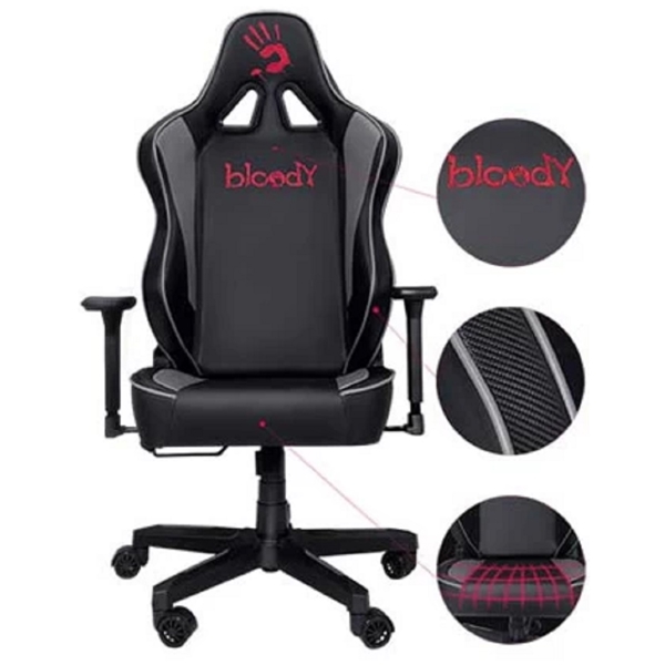 A4tech GC-330, Gaming Chair, Black/Gray