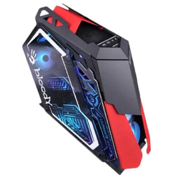 A4tech GH-30 Bloody, Computer Case, MidT, ATX, Micro ATX, ITX, USB 3.0, USB 2.0, Black/Red
