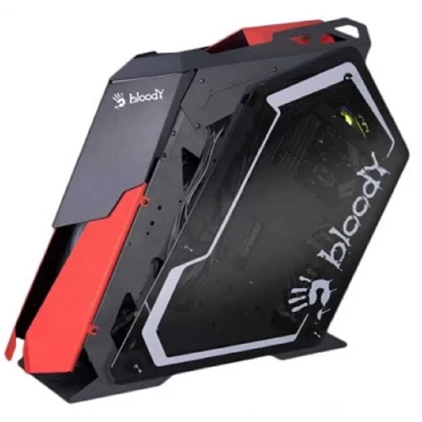A4tech GH-30 Bloody, Computer Case, MidT, ATX, Micro ATX, ITX, USB 3.0, USB 2.0, Black/Red