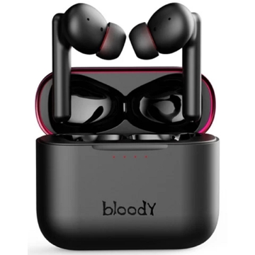 ყურსასმენი A4tech M90 Bloody, Gaming Earphones, Wireless, Bluetooth, Black/Red