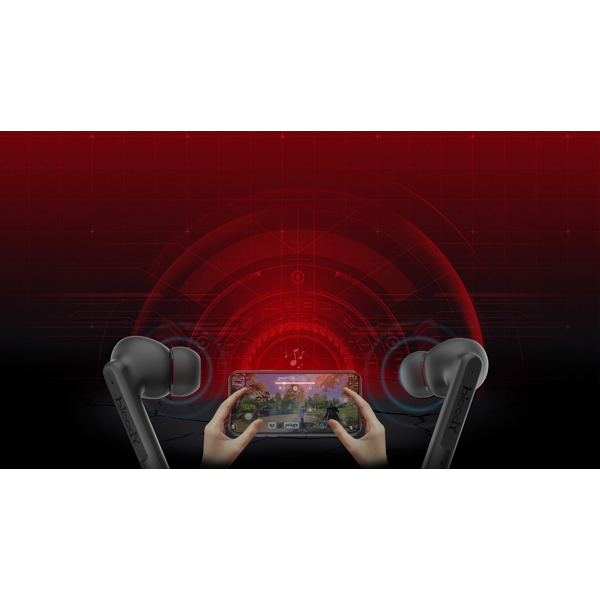 A4tech M90 Bloody, Gaming Earphones, Wireless, Bluetooth, Black/Red