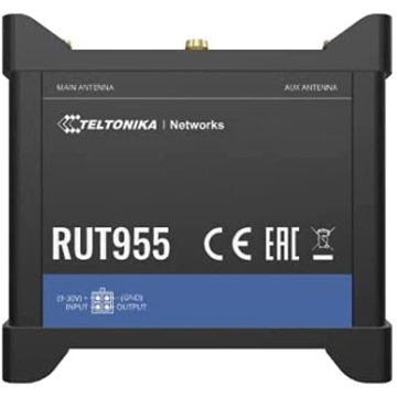 Teltonika RUT955T033B0, 150Mbps, LTE Router, Black