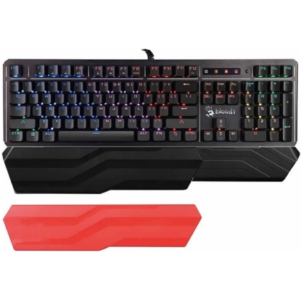 კლავიატურა A4tech B975 Bloody Light Strike, Wired, RGB, USB, Gaming Keyboard, Black