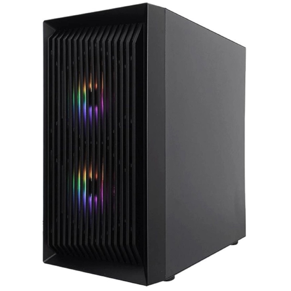 1STPlayer 1STPLR-BS-2-3F1-BK, Computer Case, MidT, M-ATX, ITX, USB 3.0, 2xUSB 2.0, Black