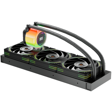 თხევადი გაგრილება 1STPlayer 1STPLR-CC360-BK, RGB, 120mm, 2000RPM, Liquid Cooling, Black