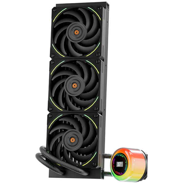 თხევადი გაგრილება 1STPlayer 1STPLR-CC360-BK, RGB, 120mm, 2000RPM, Liquid Cooling, Black