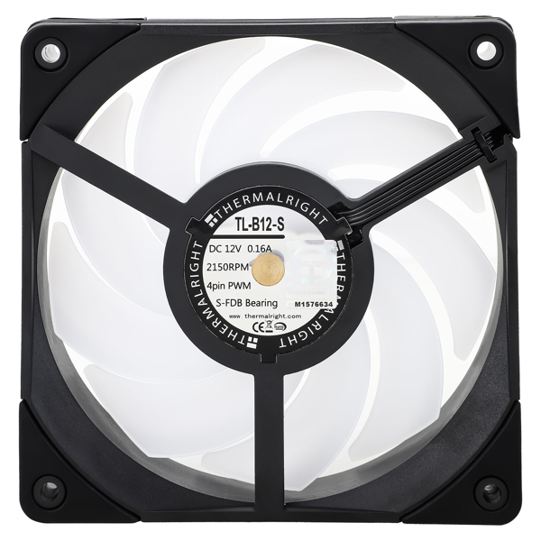 ThermalRight TR-TL-B12-S*3, RGB, 120mm, 2150RPM, Cooler, Black