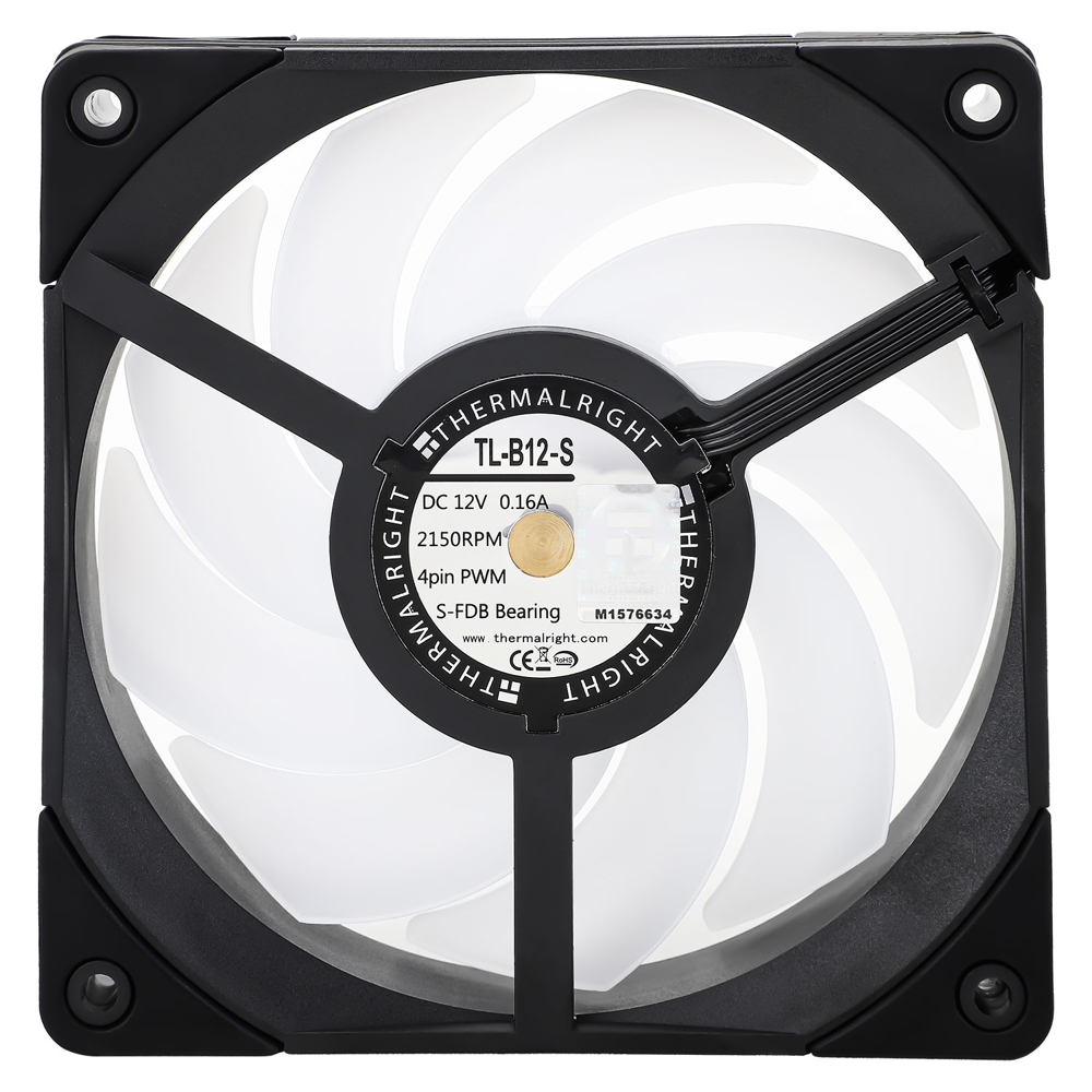 ქულერი ThermalRight TR-TL-B12-S*3, RGB, 120mm, 2150RPM, Cooler, Black