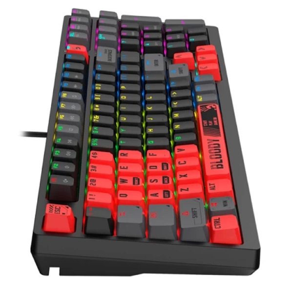 A4tech S98 Bloody Sports, Wired, RGB, USB, Gaming Keyboard, Black/Red