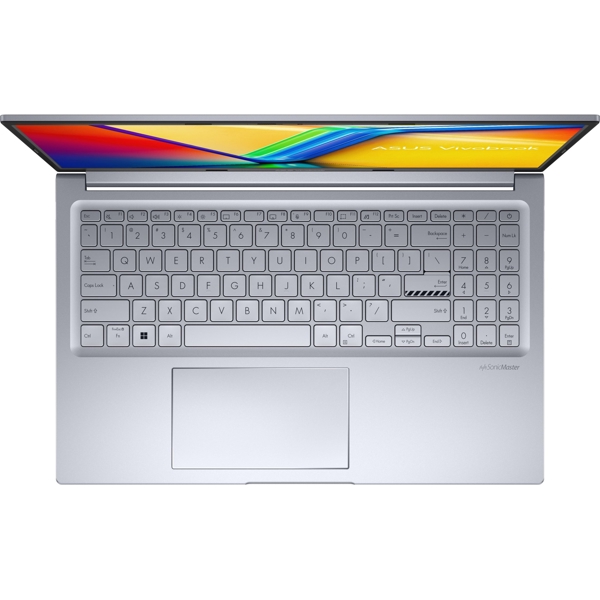 ნოუთბუქი Asus 90NB11S2-M004M0 Vivobook 15, 15.6", i3-1220P, 8GB, 512GB SSD, Integrated, Silver